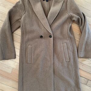 J. Crew Tan Trench Coat with Notched Lapels